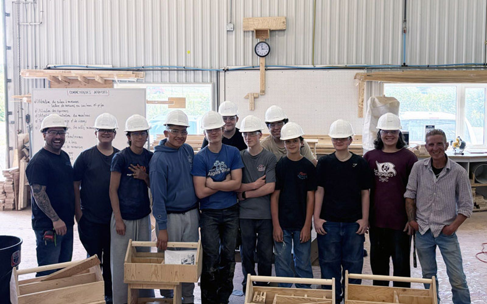 Camp de charpenterie-menuiserie - Photo de groupe - Été 2026