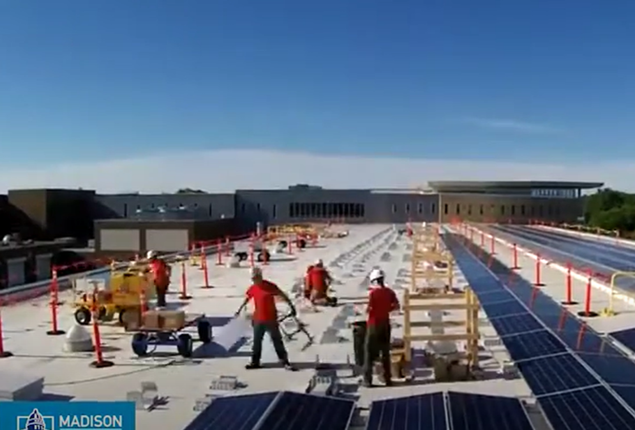 Cover Image for Rooftop Solar Installation Timelapse Video