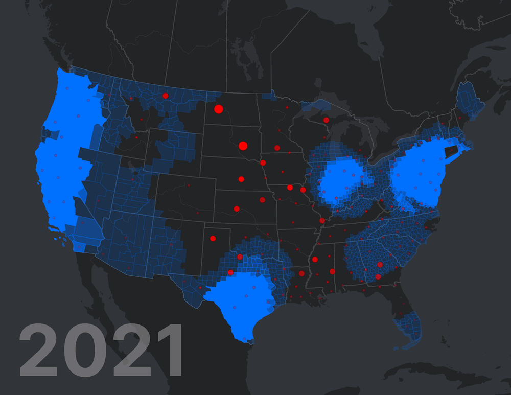 animated map of search spikes for Looksmax.org