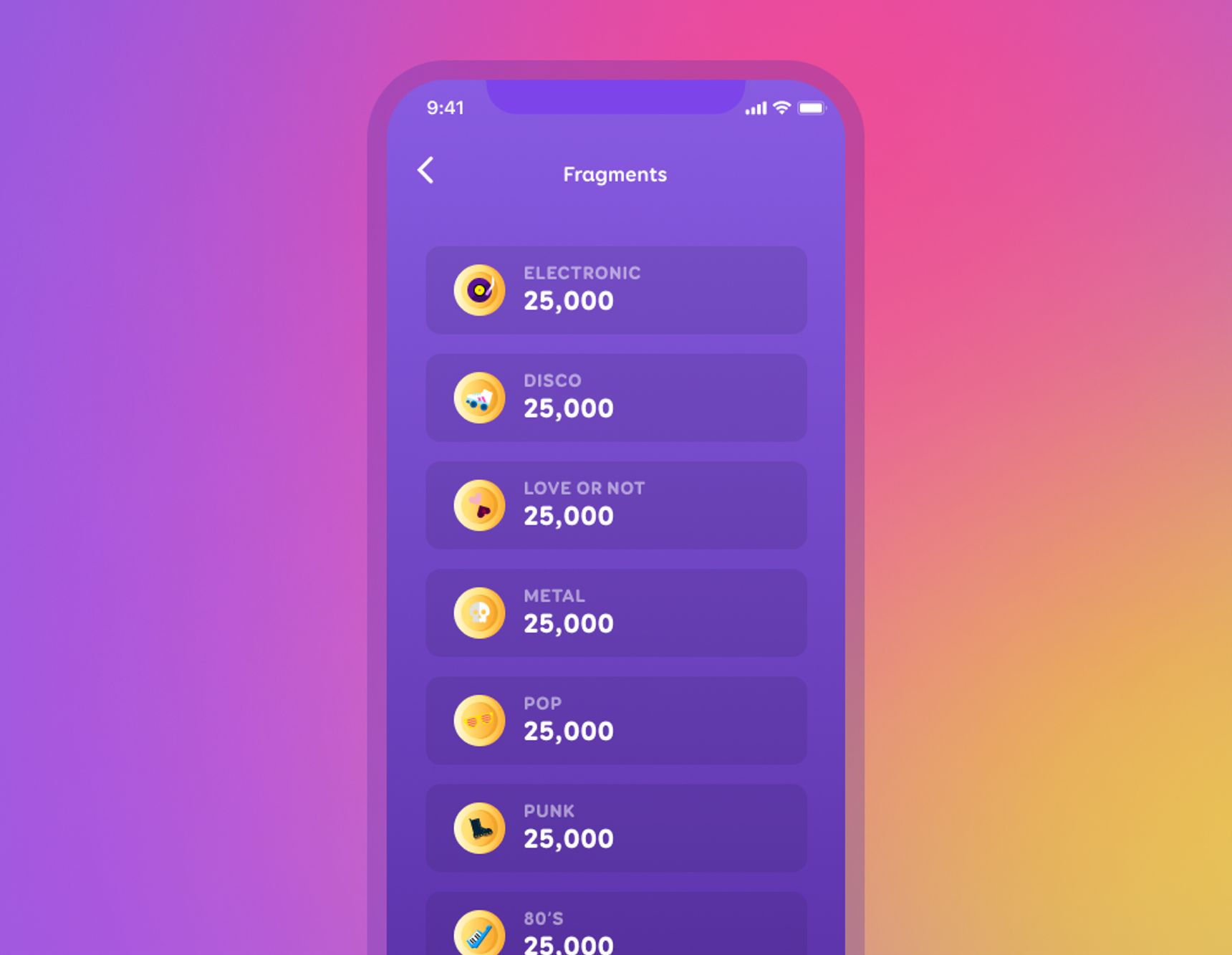 This seemingly simple screen was requested by many users, who couldn’t see their Fragments (virtual currency) unless they were explicitly working towards a specific collectible item.