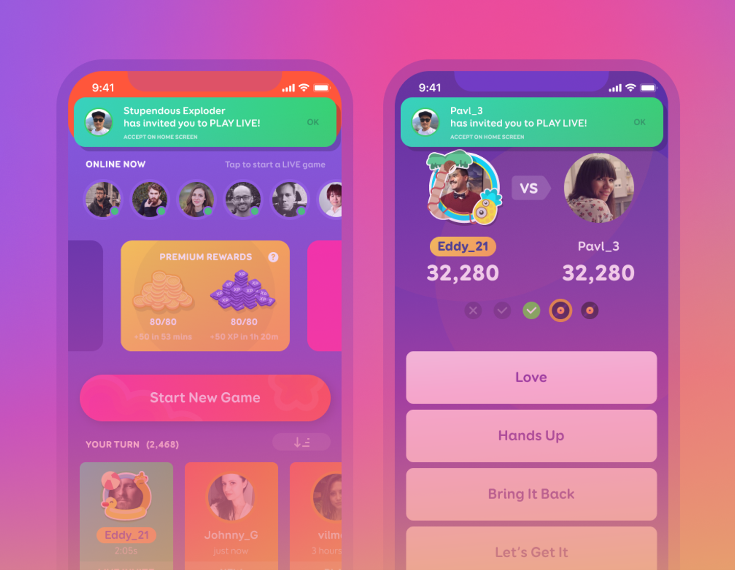 Visibility of system status in real-time interactions