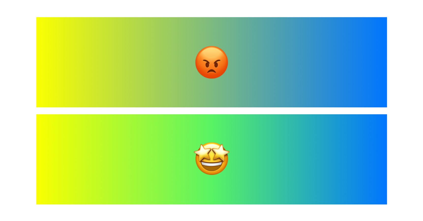 The quick fix: same two colours on each end, but the grey has been replaced with a more vibrant one.