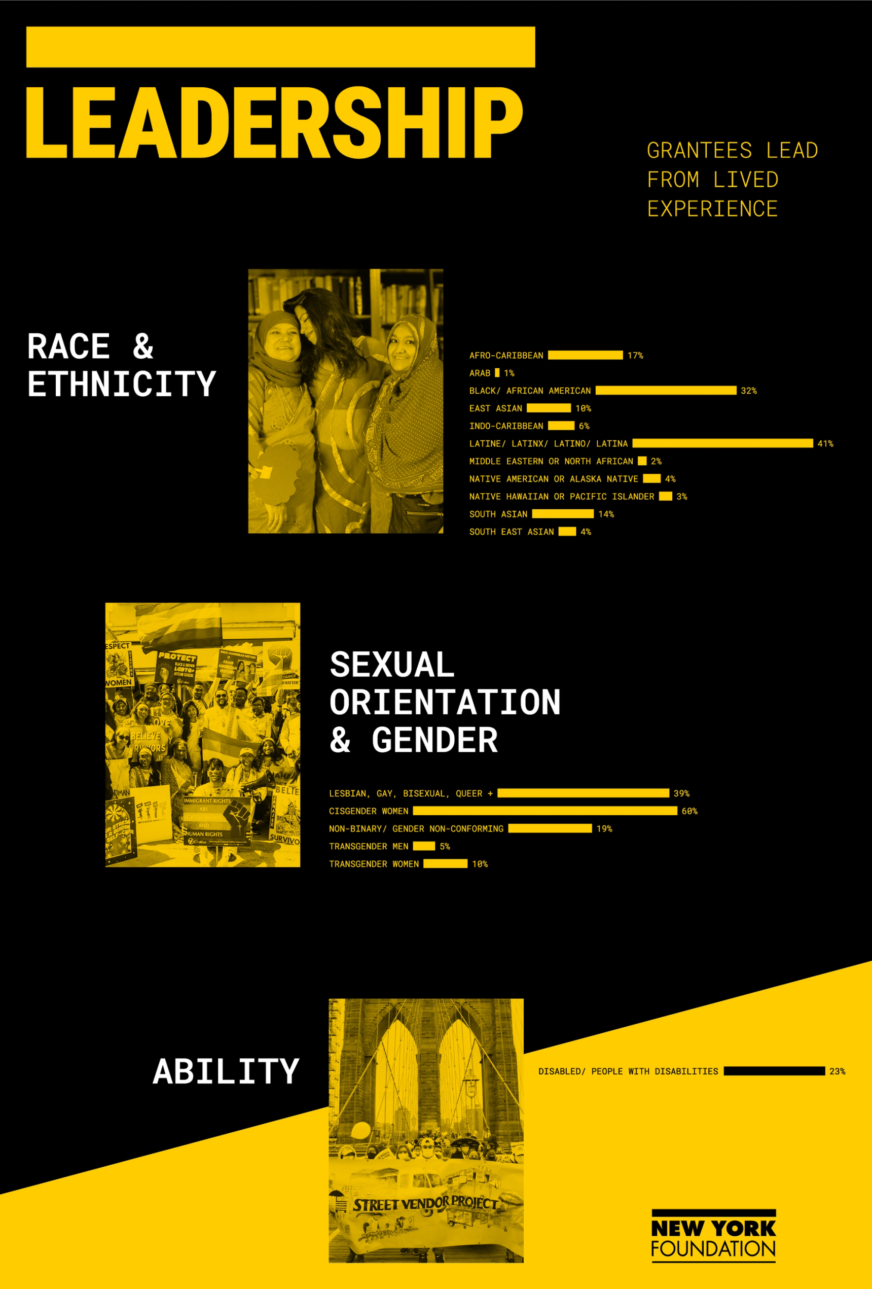 leadership demographics poster