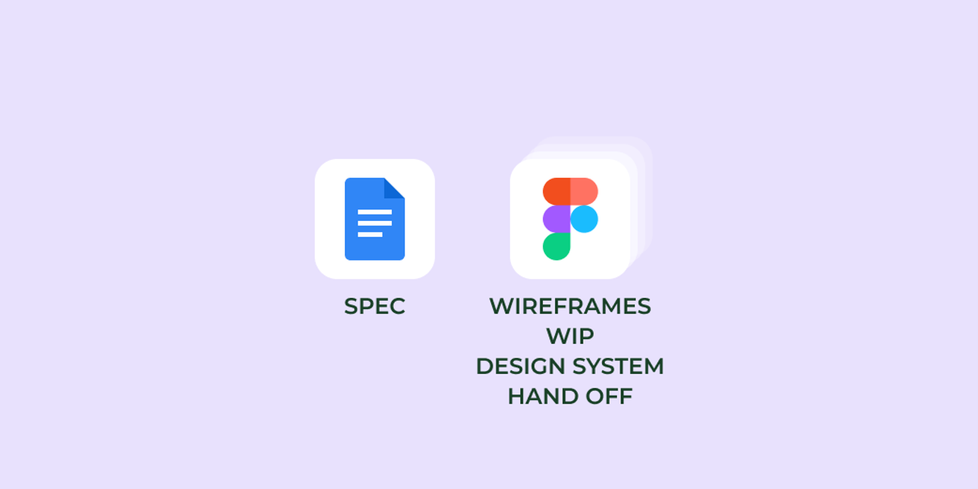 Format : Specs, Design system file, Hand-off files, and Working files