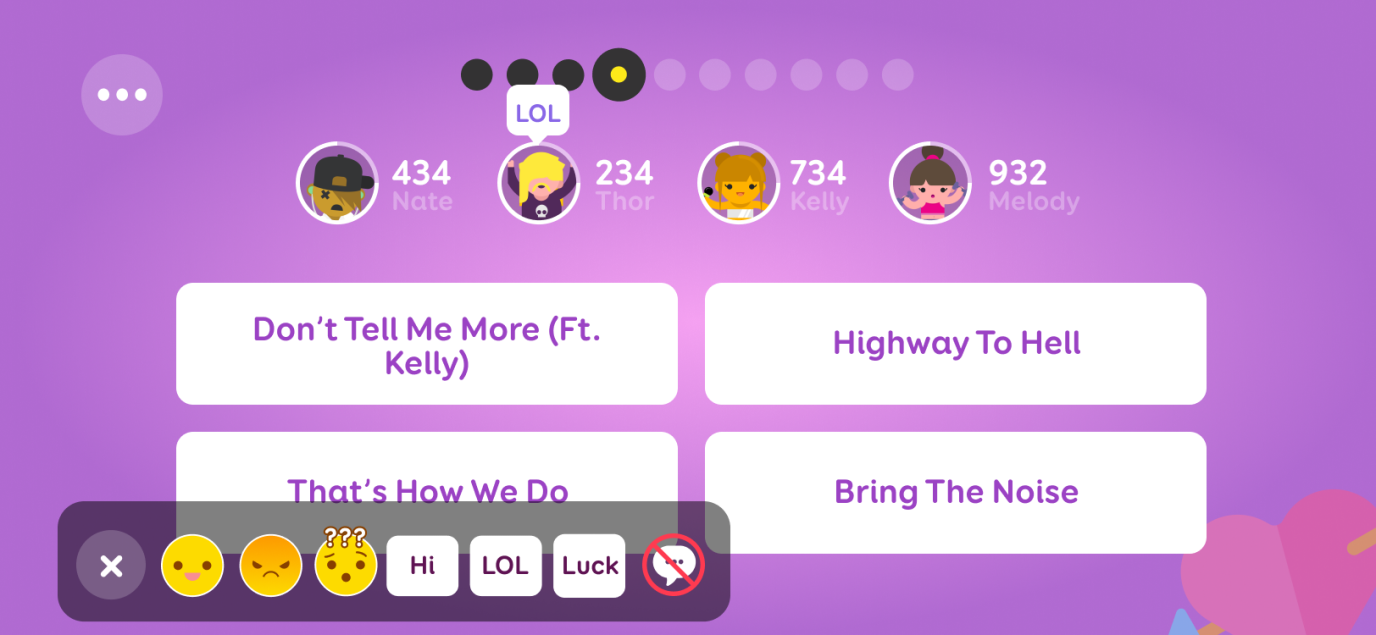 Fly out chat menu for touch devices