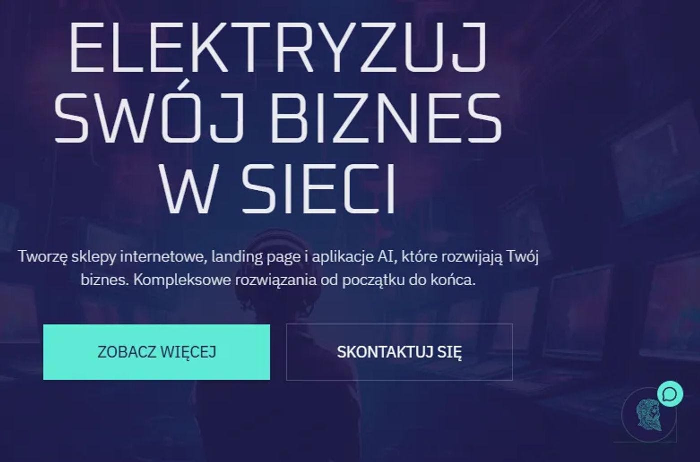 Zamknięty chat bot- ikona