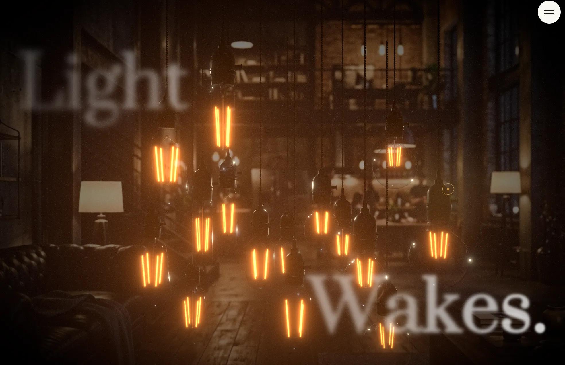 Hero z dema strony Lumiere