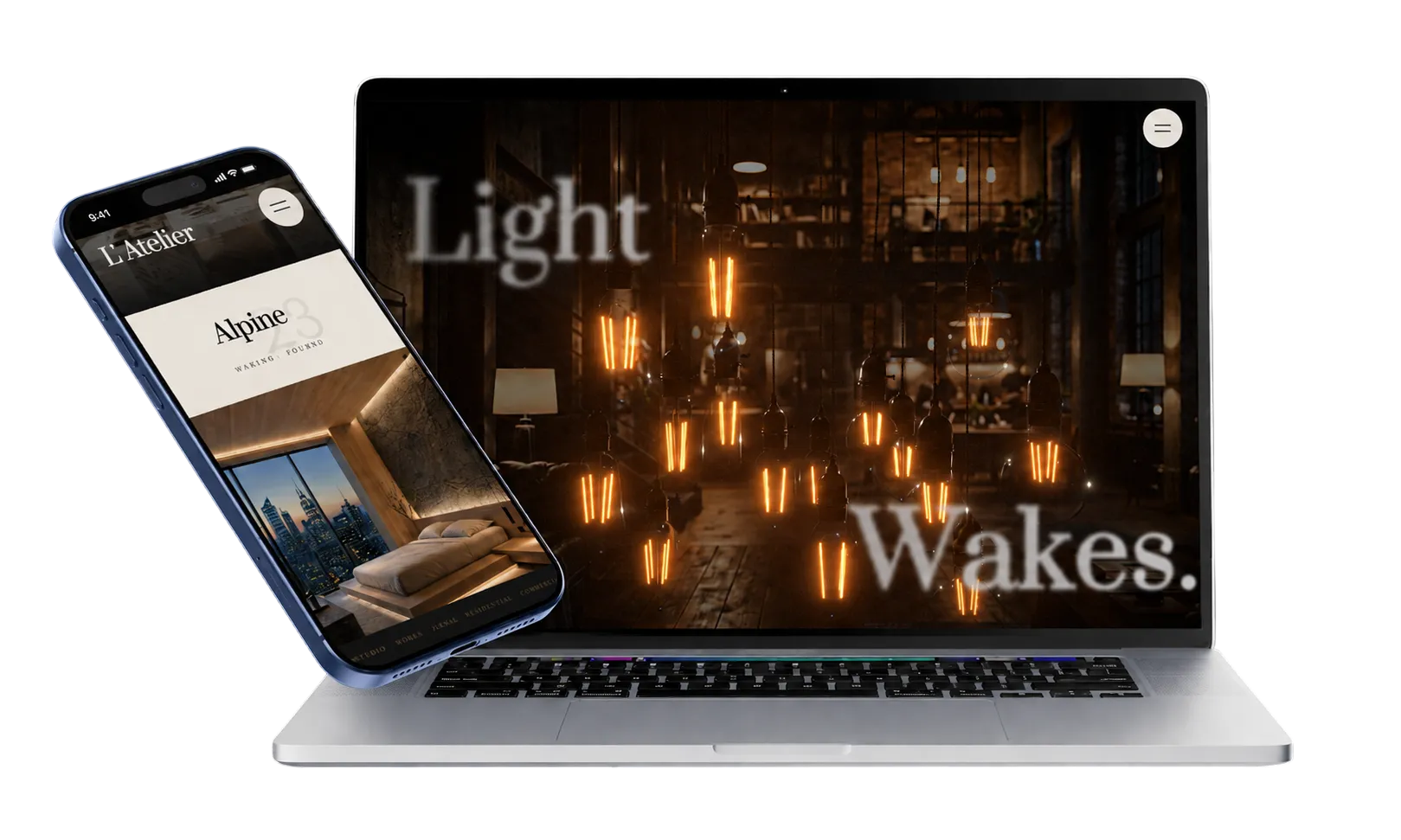 Preview of Demo strona designu oświetlenia wnętrz project