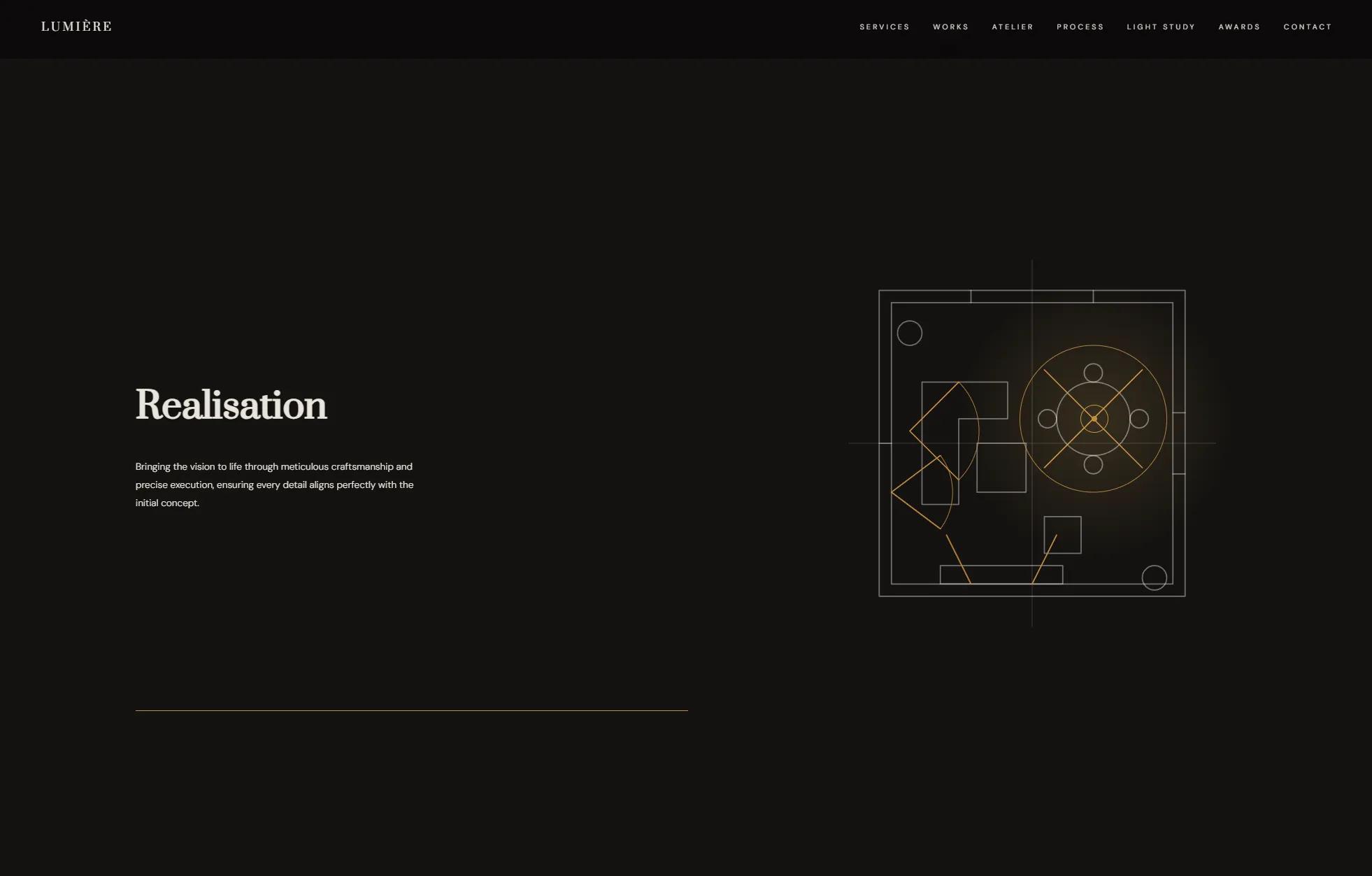 Sekcja procesu strony demonstracyjnej by appcrates.pl