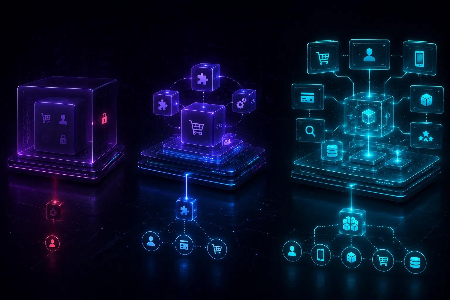 differnt complexity of ecommerce shops