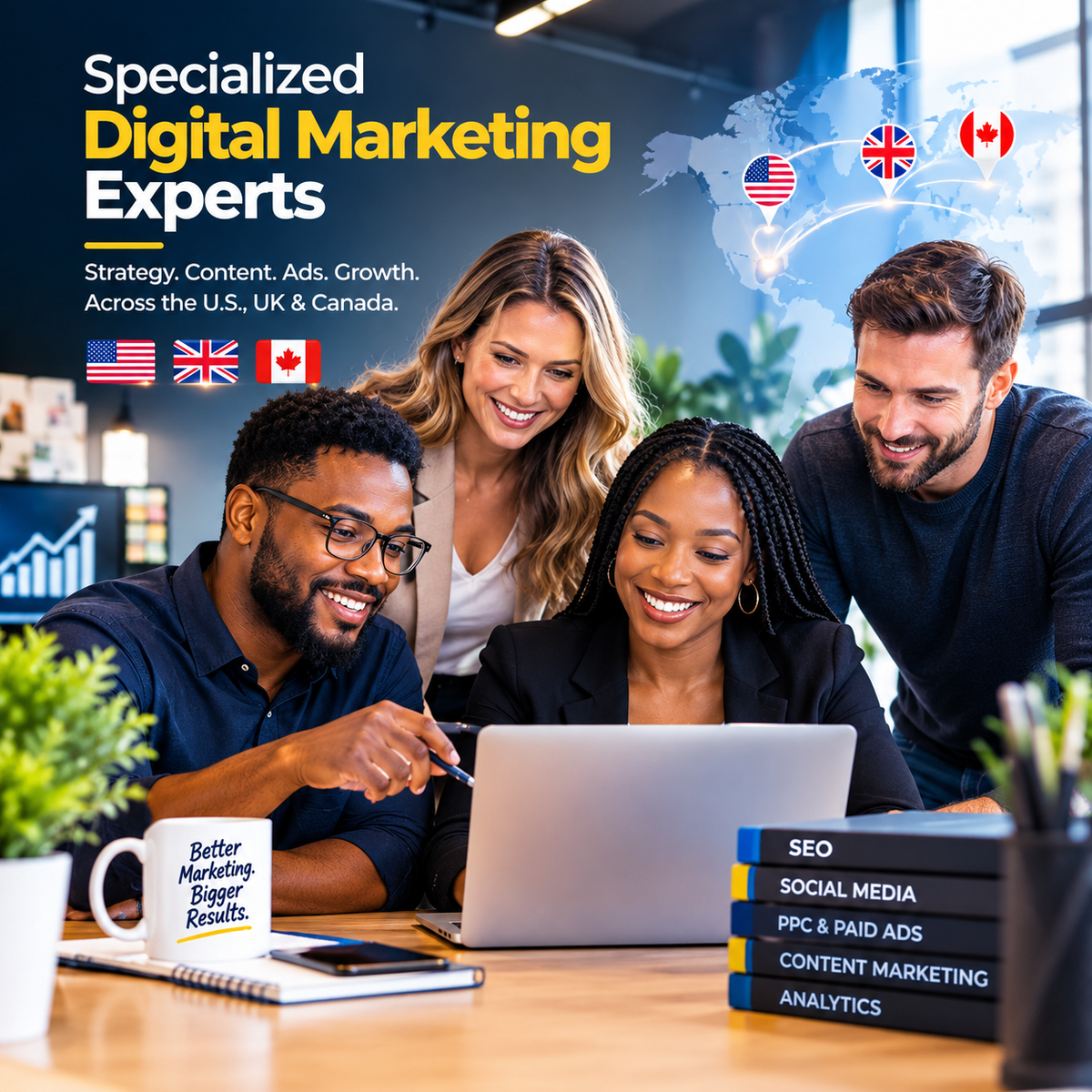 Hire Specialized Digital Marketing Experts US, UK and Canada 