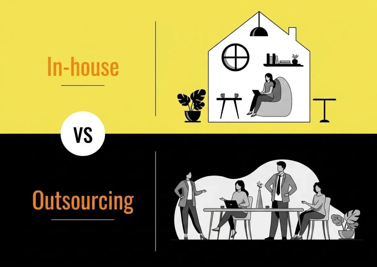 in housse vs business process outsourcing