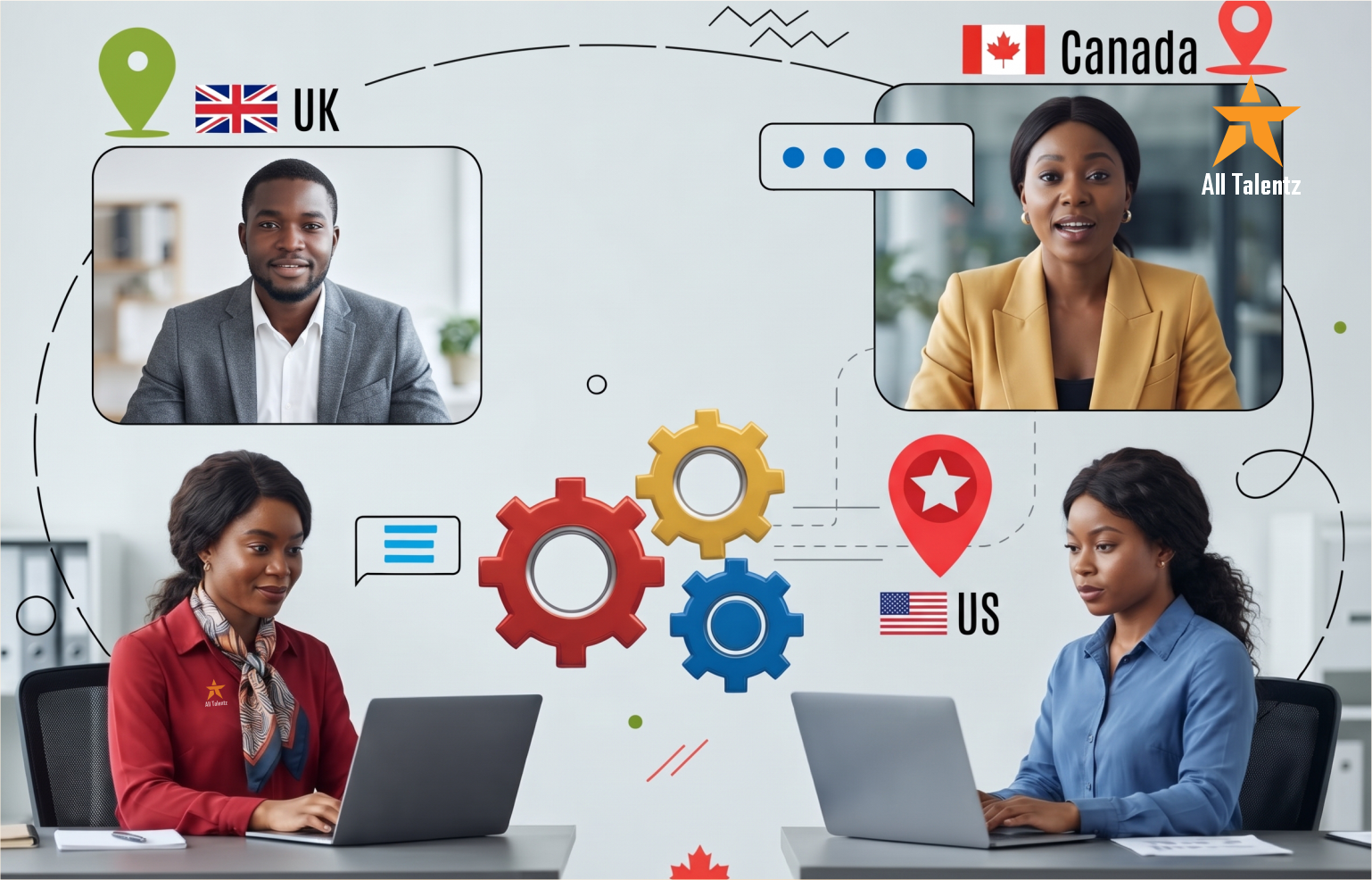 How to Hire Remote Workers in the US, UK and Canada