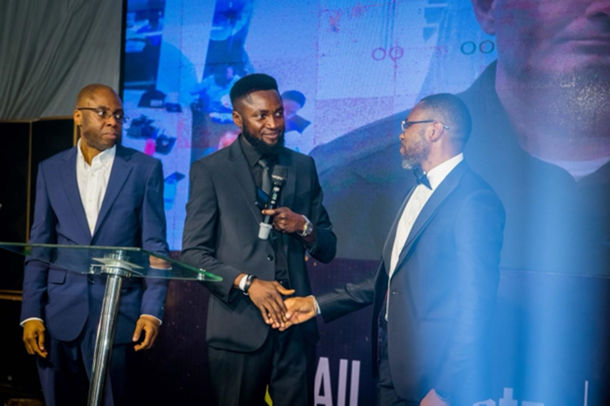 All Talentz, CEO, giving a speech during the 3rd year anniversary