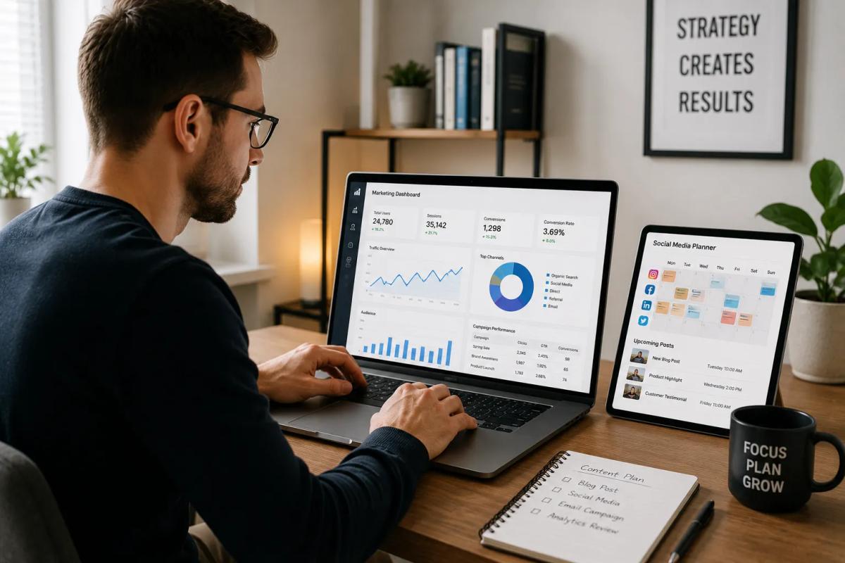 Hire remote digital marketer through All Talentz for SEO, paid ads, and content marketing results