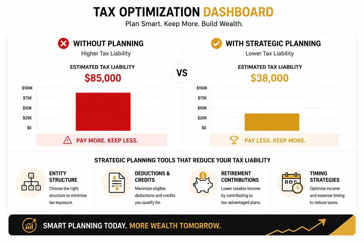 what a financial advisor does that annual tax preparation alone cannot achieve for a growing business