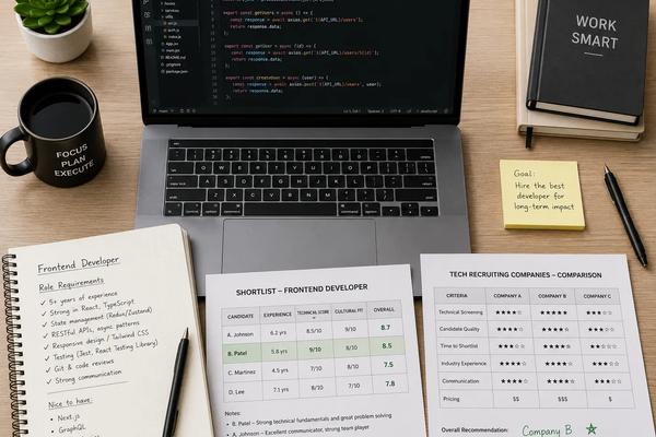 How to evaluate and choose between tech recruiting companies for your US business
