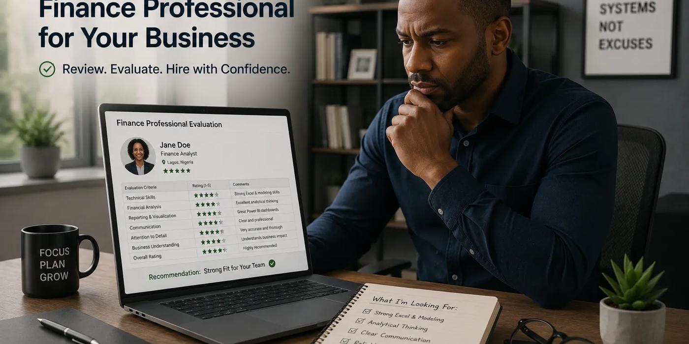 How to evaluate skilled finance professionals before hiring: a business owner's evaluation guide from All Talentz.