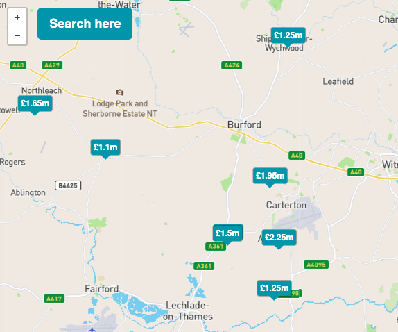 Database Driven Property Search screenshot