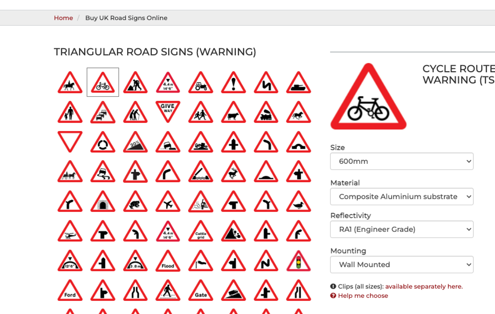 Road Signs Direct screenshot