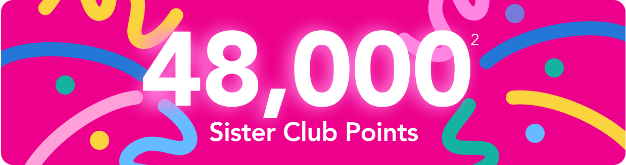 20,000 Sister Club Points