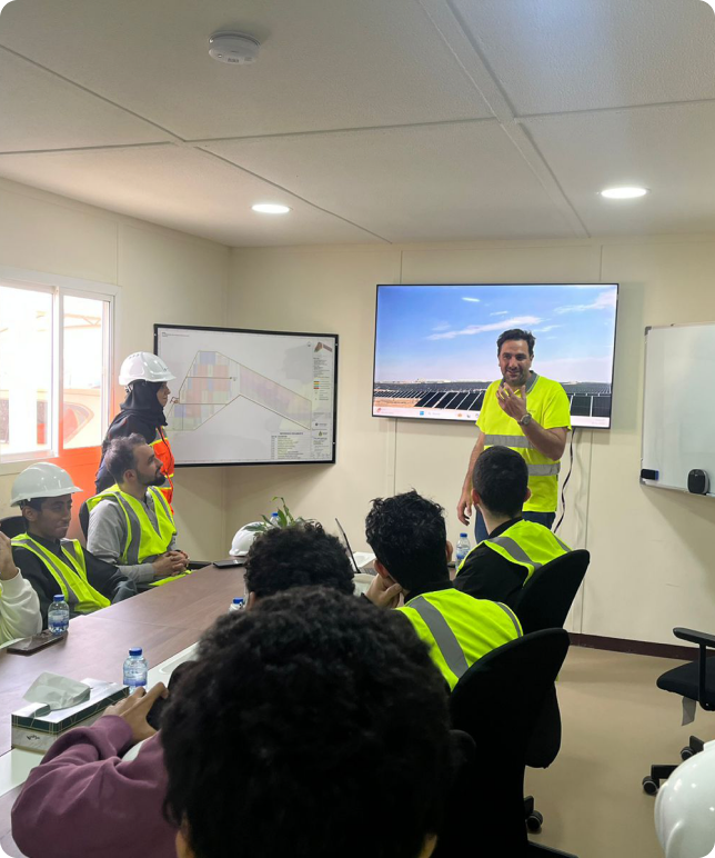 MCT engineers reviewing project plans
