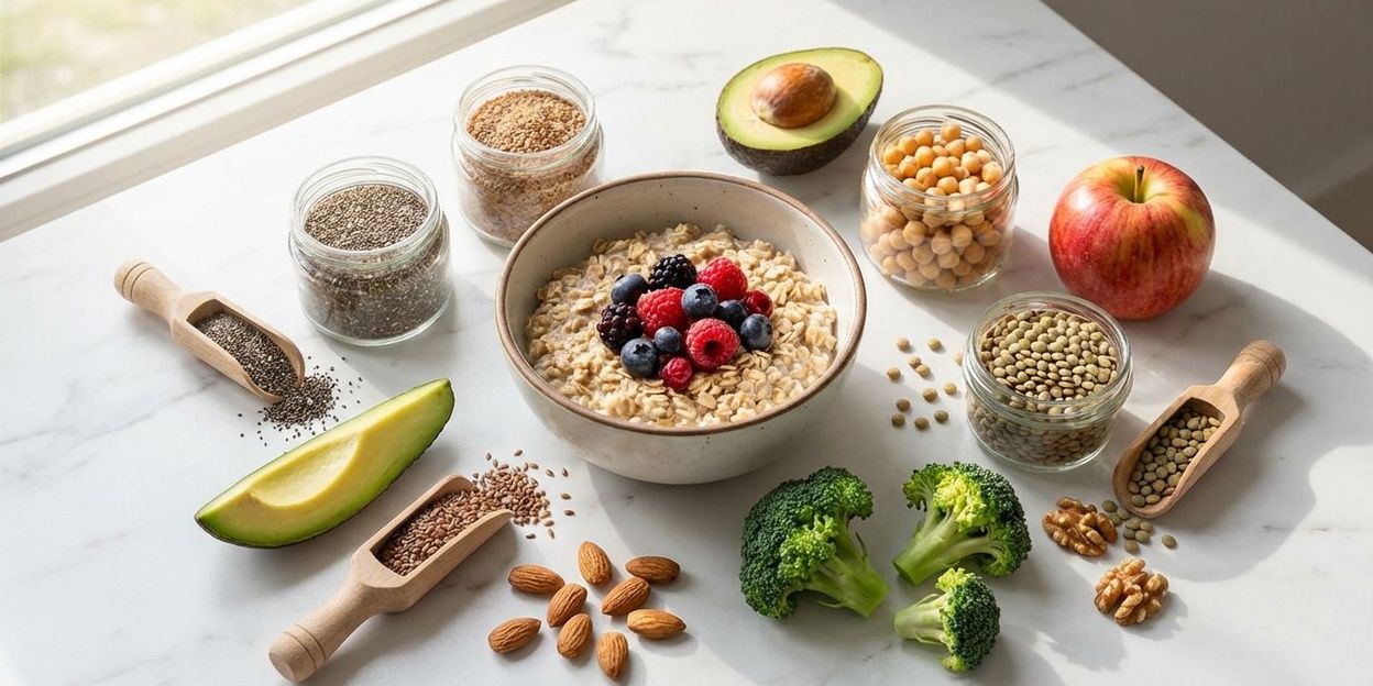 Alimentos ricos em fibras: lista completa e benefícios