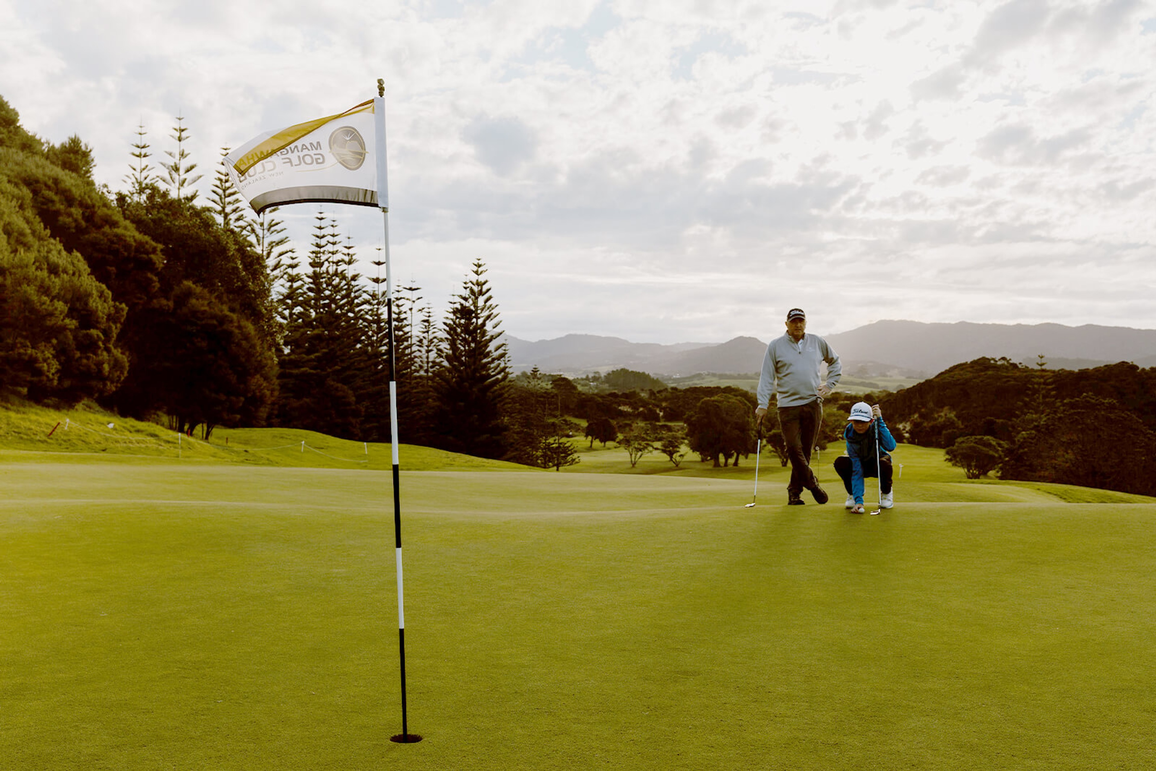 Flag at a gold course