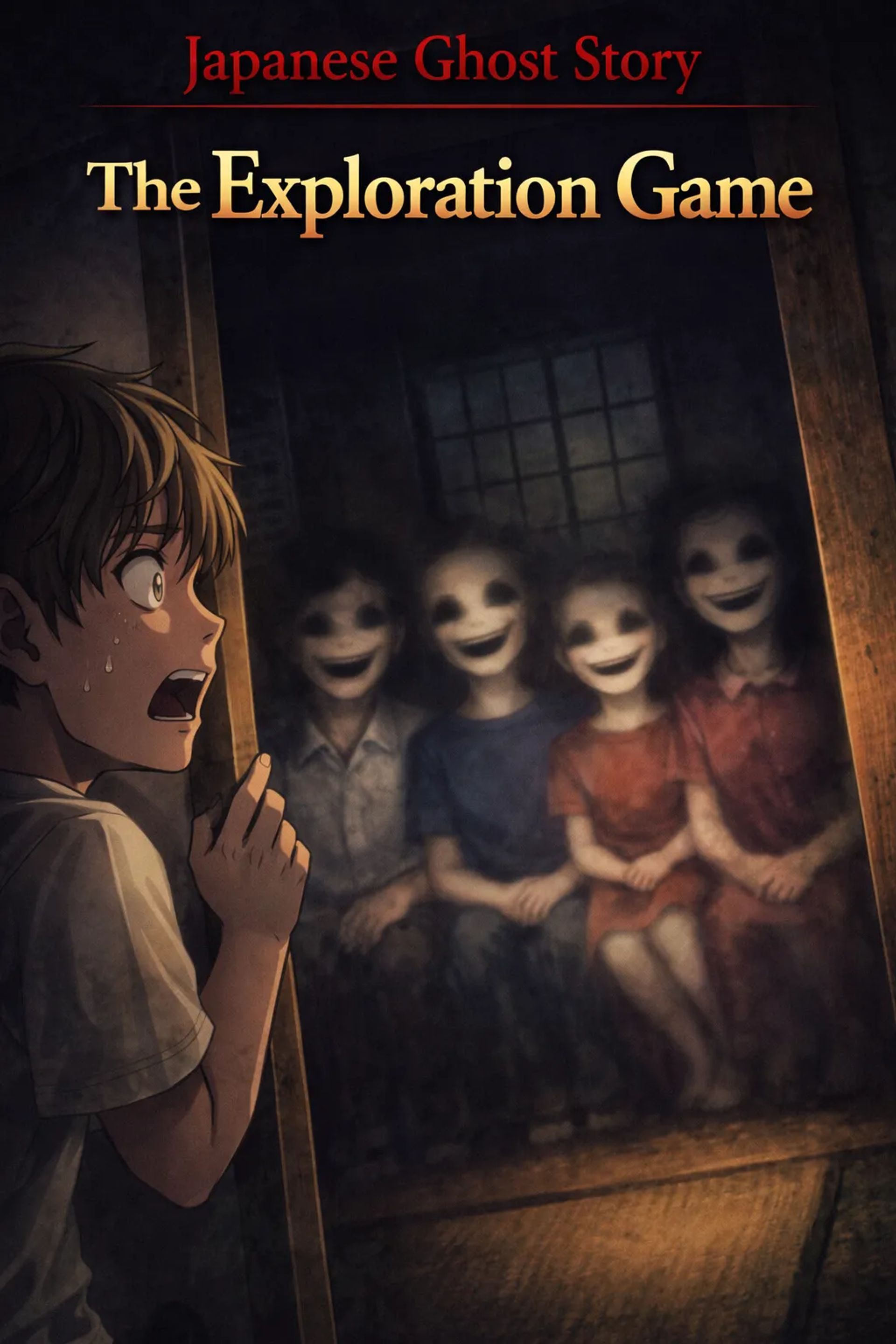 Japanese Ghost Story illustration "title: The Exploration Game"