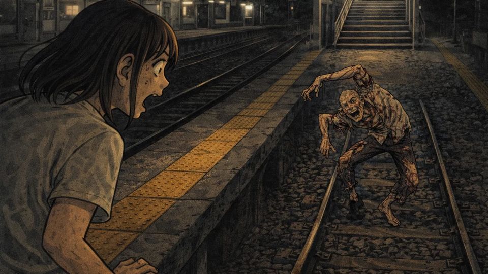 The Person Dancing on the Tracks