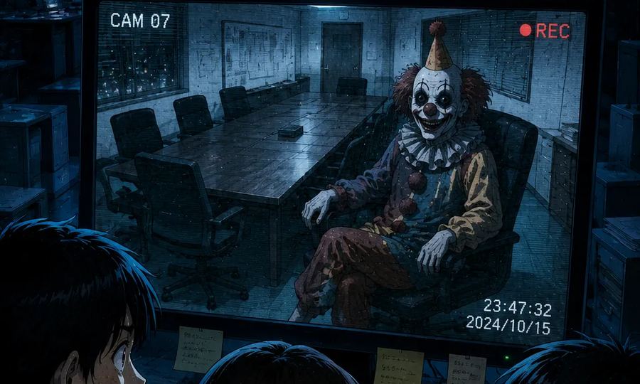 The Clown Lurking in the Empty Building