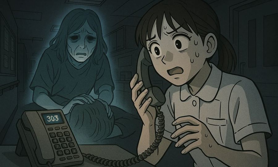 303号室のナースコール