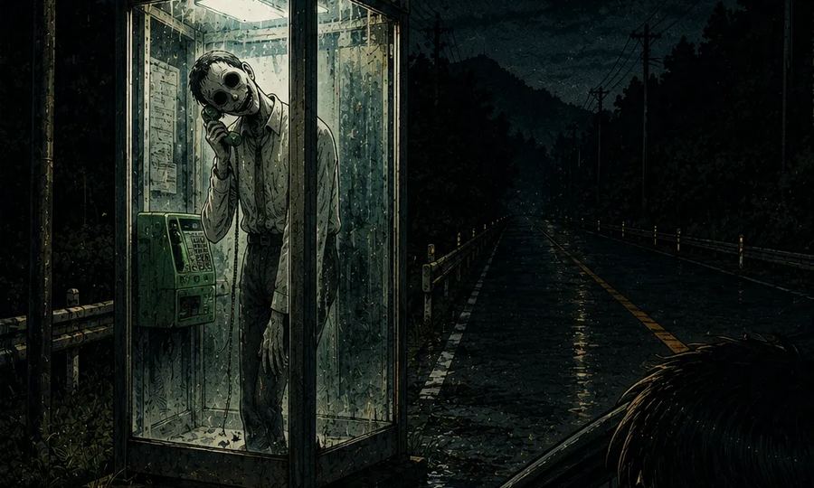 Phone Booth on the Highway