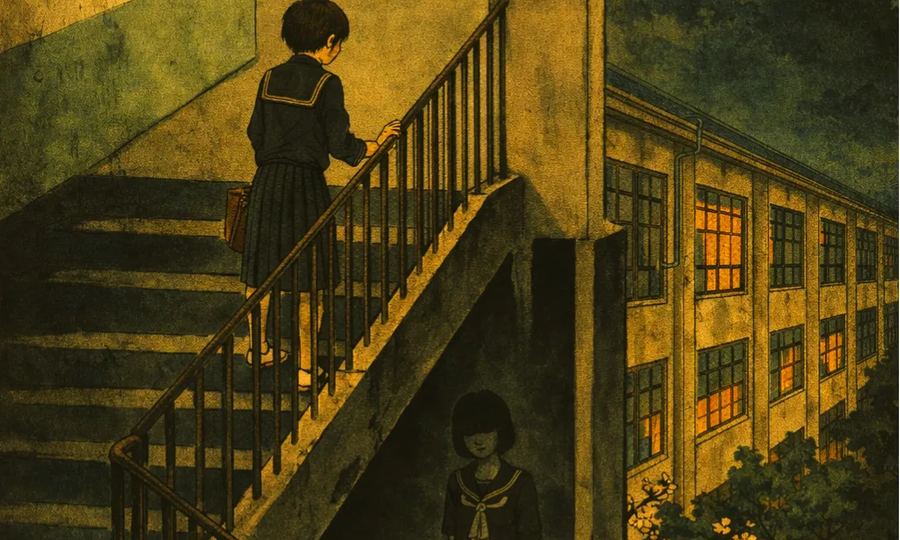 The Stairs Behind the South Wing