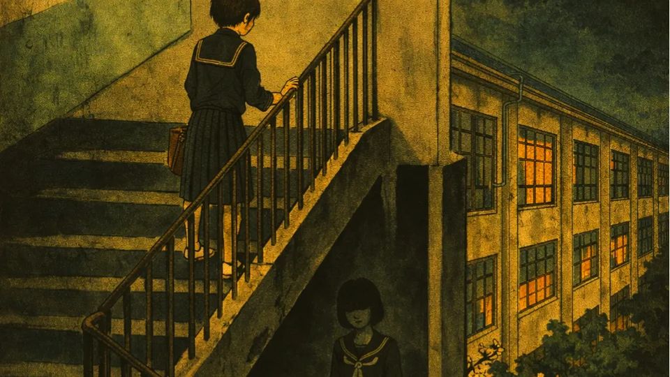 The Stairs Behind the South Wing