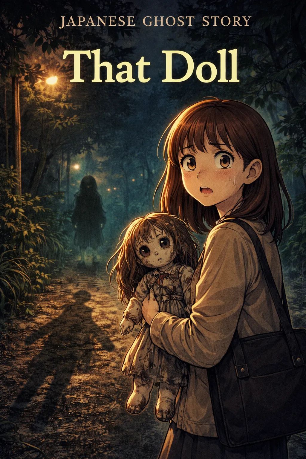 Japanese Ghost Story illustration "title: That Doll"