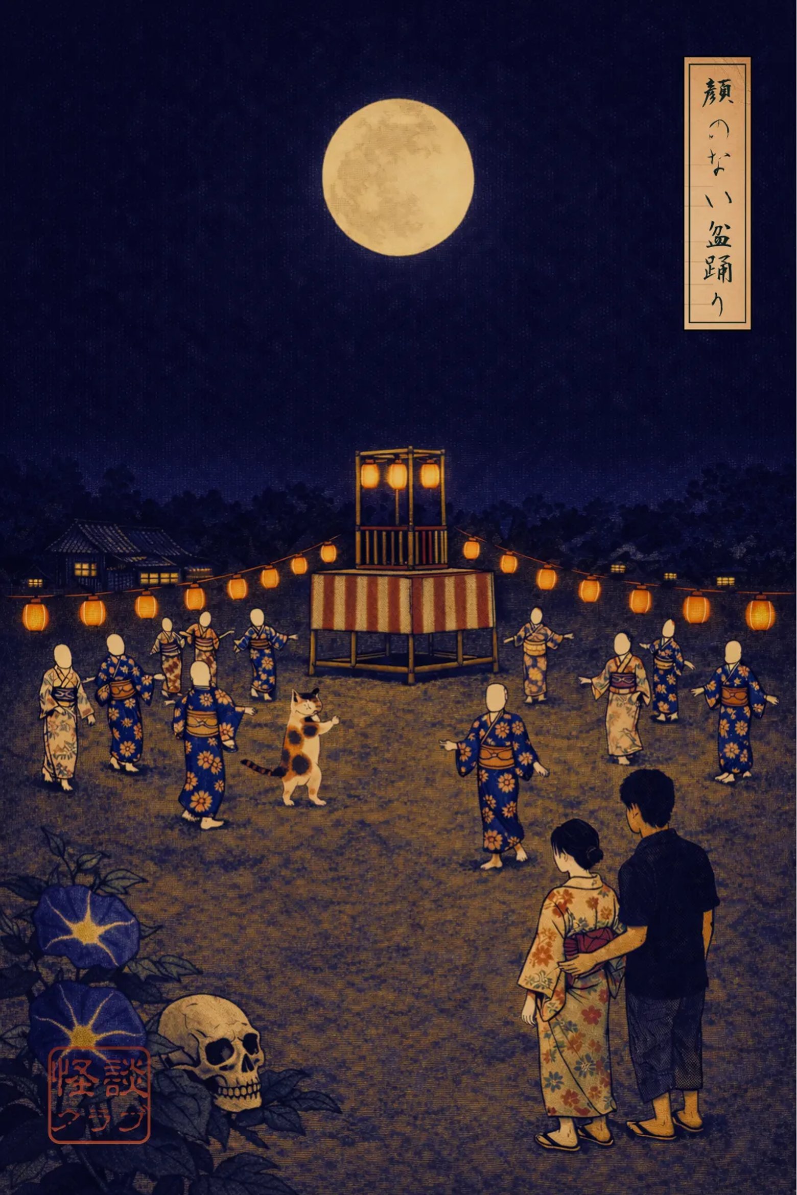 The Faceless Bon Odori 浮世絵サムネイル