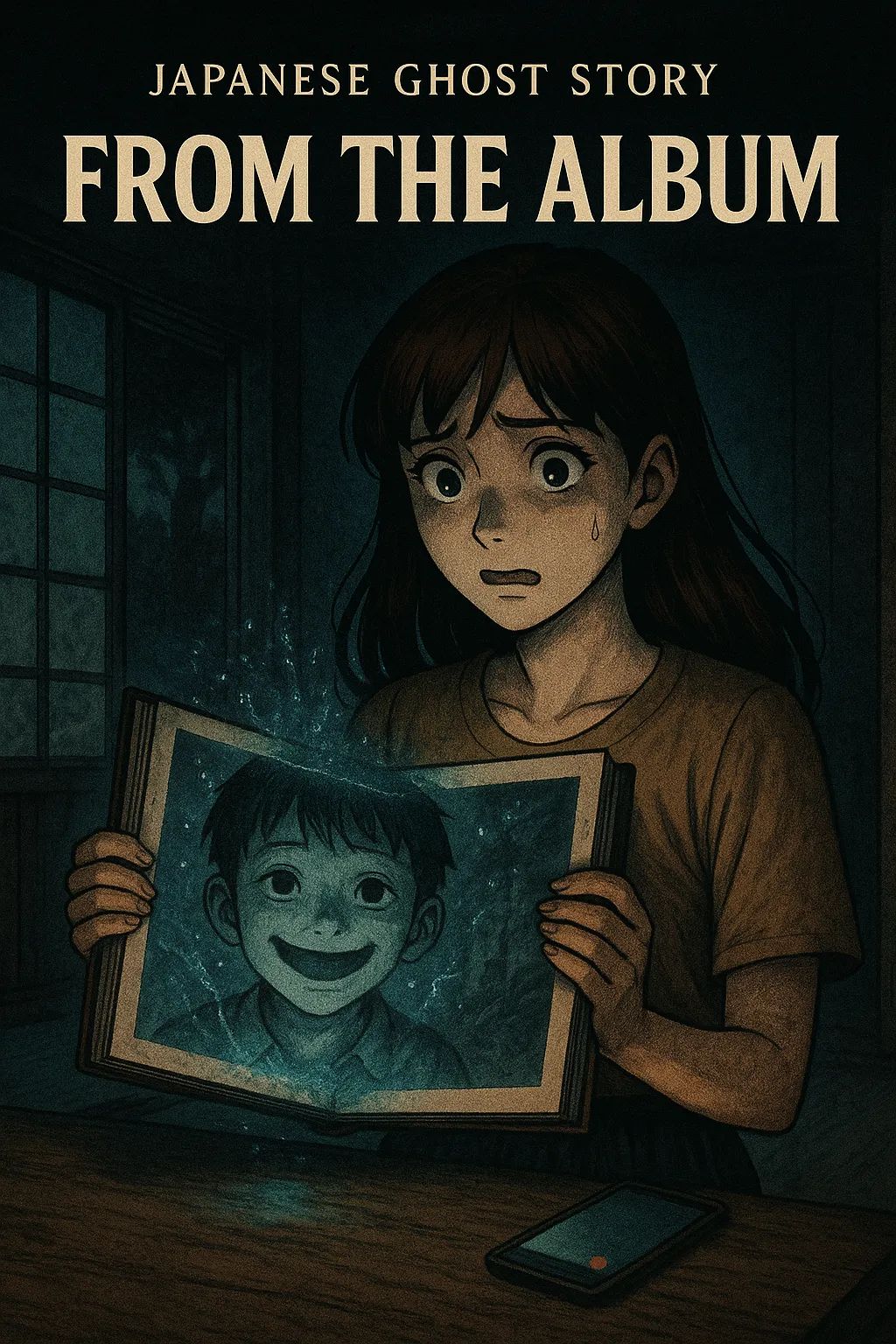 Japanese Ghost Story illustration "title: From the Album"