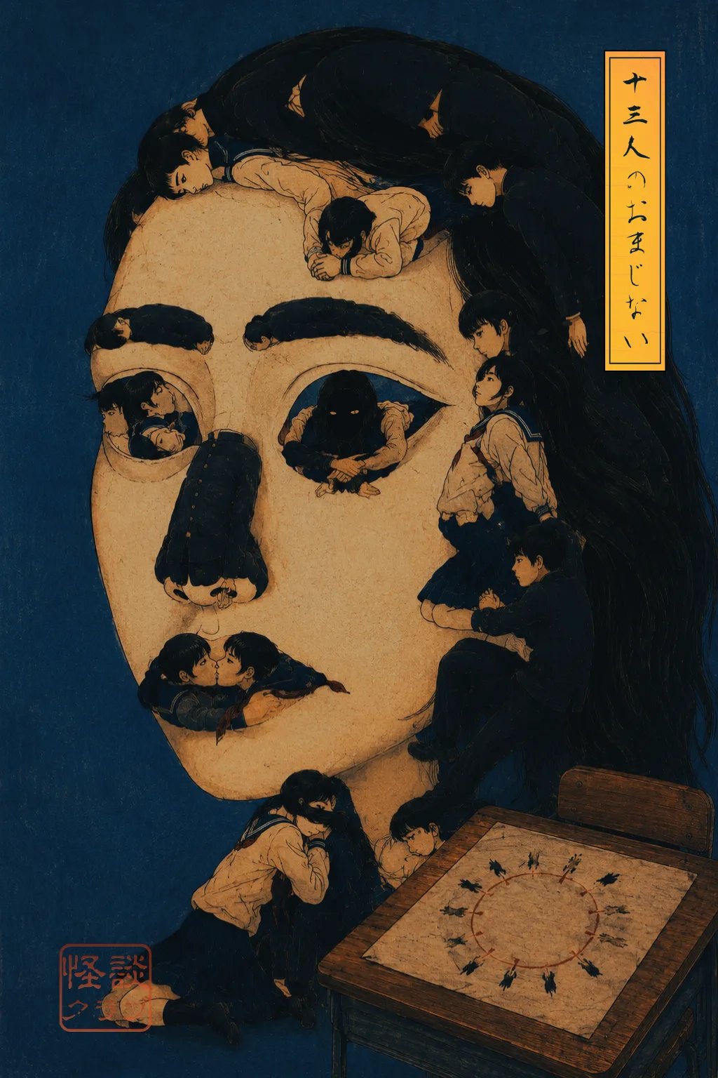 The Thirteen-Person Charm 浮世絵サムネイル