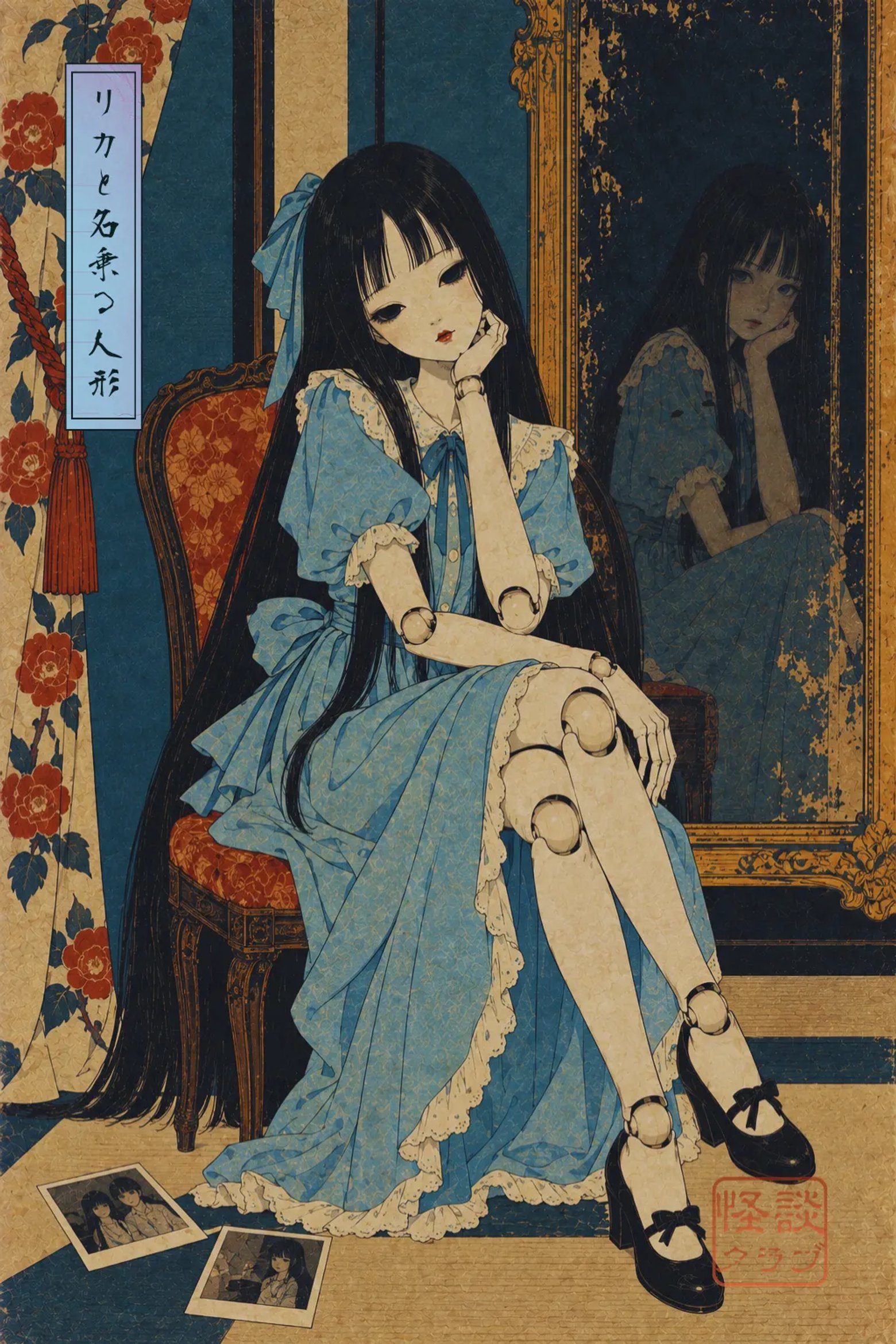 リカと名乗る人形 浮世絵サムネイル