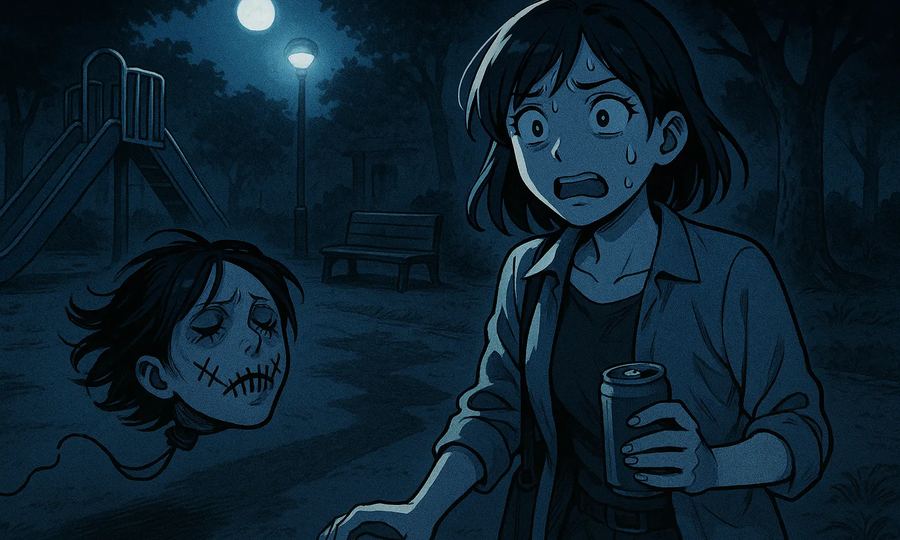 公園の夜