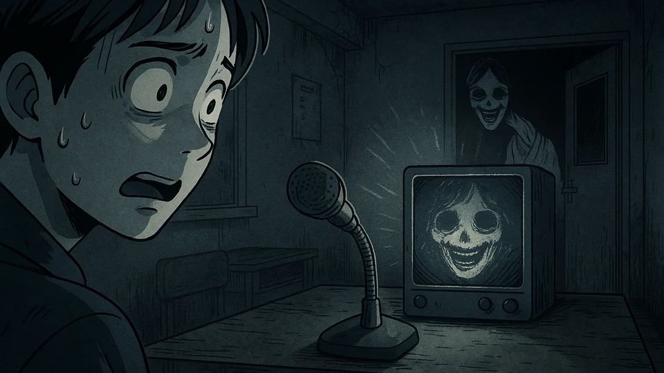 The Haunted School's Broadcast Room