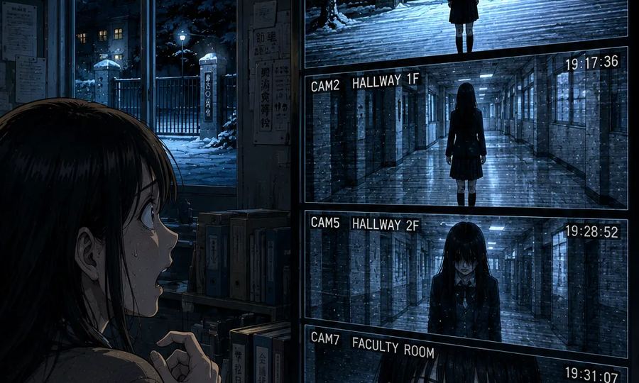 The Surveillance Camera at the School Gate