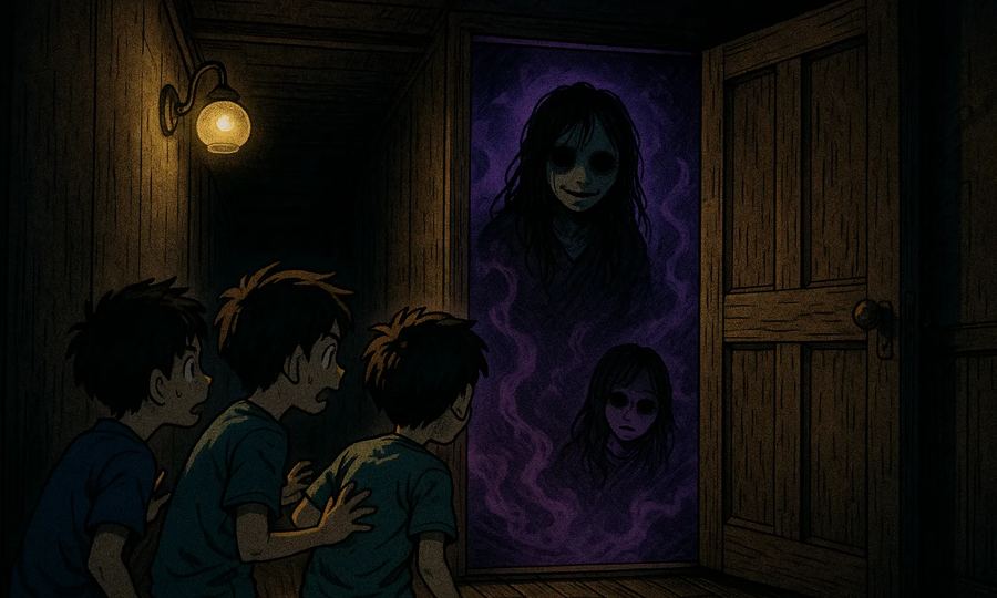 友達の家の扉