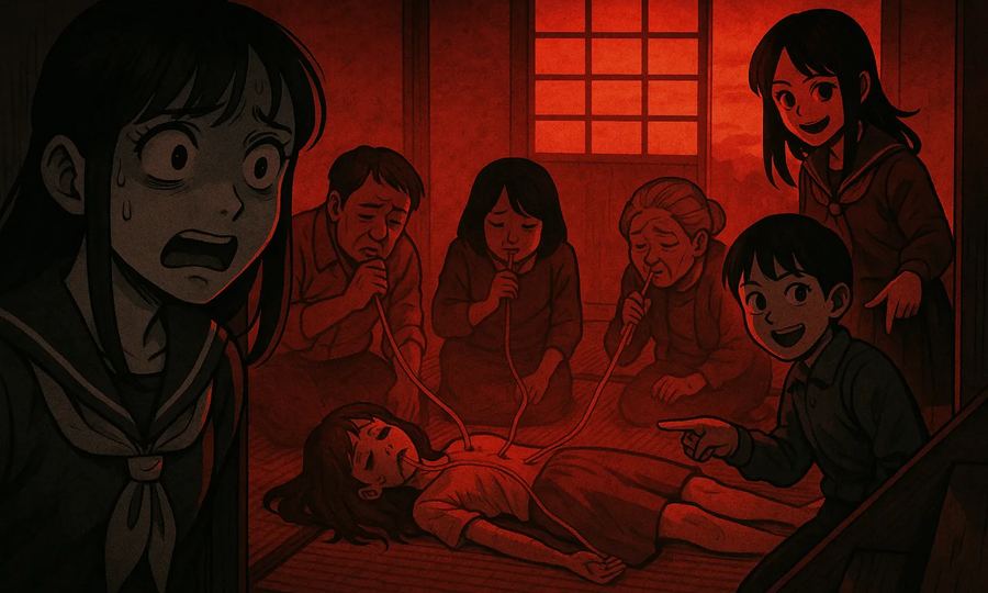 夕焼けの世界