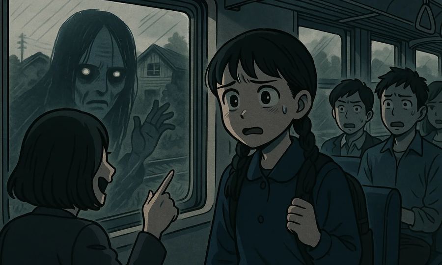線路脇の家