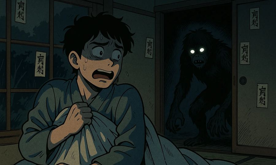 山側の部屋