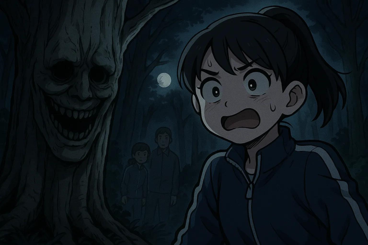 林間学校の夜