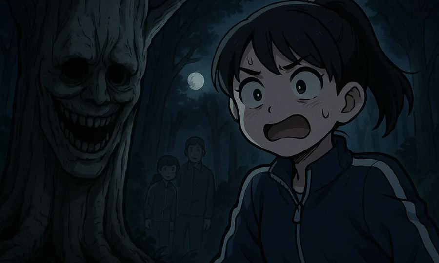 林間学校の夜