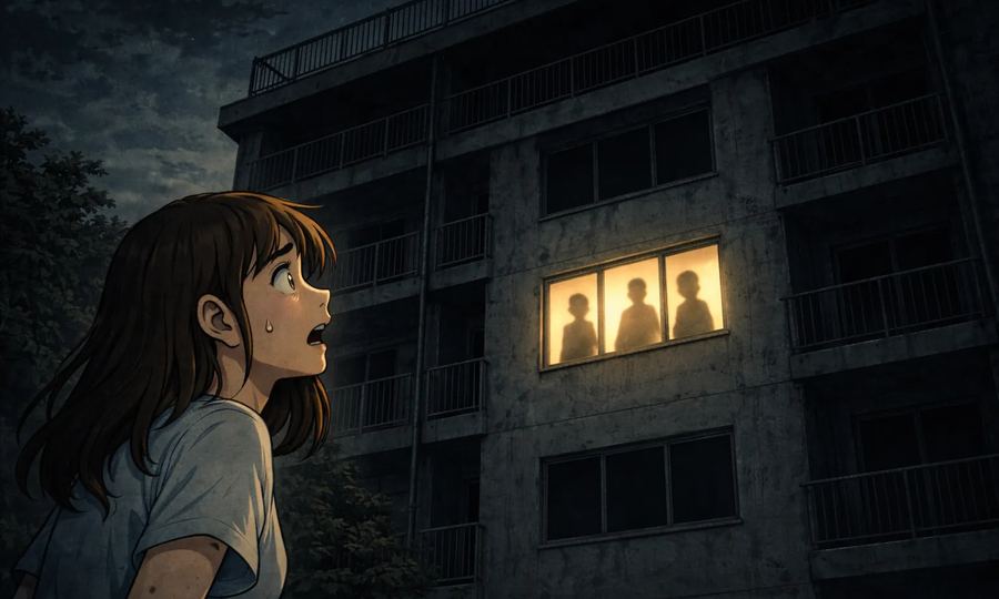 団地の三階